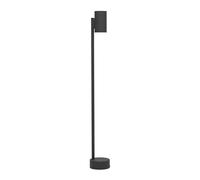 Eglo Lampadaire extérieur LED Izzalini, lampe de chemin, luminaire d'extérieur sur pied, éclairage pour allée et jardin, métal noir, avec ampoule GU10, blanc chaud, IP44, 85 cm