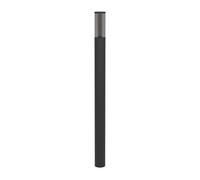 Eglo Lampadaire extérieur Salle, lampe de chemin, luminaire d'extérieur sur pied, éclairage pour allée et jardin, plastique noir, douille E27, IP54, 110 cm