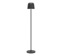 Eglo Lampadaire LED rechargeable sans fil Mannera-L, lampe sur pied extérieure et intérieure, luminaire tactile à intensité variable, acier noir, blanc chaud-froid, IP54