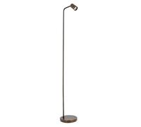Eglo Lampadaire Rigomagno, lampe salon avec spot orientable, luminaire sur