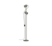 Eglo Lampadaire salon Tilston, lampe de lecture sur pied avec 2 spots