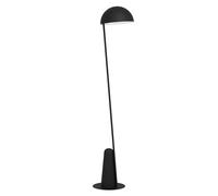 Eglo Lampadaire sur pied Aranzola, luminaire de sol au design minimaliste, lampe de salon à pied géométrique en métal noir, lampe de lecture avec douille E27