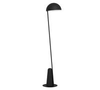 Eglo Lampadaire sur pied Aranzola, luminaire de sol au design minimaliste, lampe de salon à pied géométrique en métal noir, lampe de lecture avec douille E27