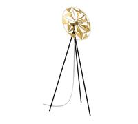 Eglo Lampadaire trépied Castanuelo, luminaire sur pied au design rétro