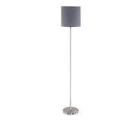 Eglo Lampdaire PASTERI, lampe de sol en textile à flamme, lampe sur pied