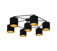 Eglo Lampe avec Visière Noir