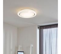 Applique/Plafonnier CAPASSO LED 18W en acier blanc D340mm