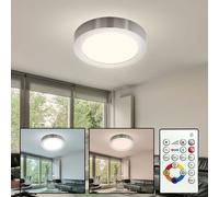 Eglo Lampe De Plafond LED Dimmable Avec Télécommande 30 Cm 21 W