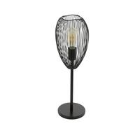 EGLO Lampe de table Clevedon, lampe de chevet moderne à une ampoule, en