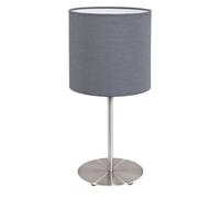 Eglo Lampe de table de chevet Pasteri, lampe de salon à poser en acier et