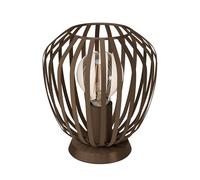Eglo Lampe de table Espinal, luminaire pour chevet avec abat-jour en fil
