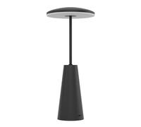 Eglo Lampe de table extérieure LED Piccola, lampe de chevet tactile dimmable avec couleur de lumière réglable, luminaire d'extérieur en métal noir, éclairage pour balcon et terrasse, IP54