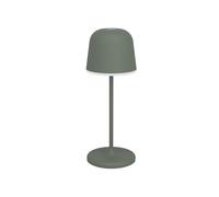 EGLO Mannera-S Lampe de table LED d'extérieur sans fil tactile à intensité variable avec piquet en aluminium, acier vert, IP54
