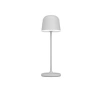 Eglo Lampe de table extérieure Mannera – LED dimmable sans fil USB, tactile, gris et blanc, IP54