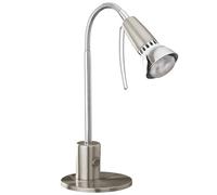 Eglo Lampe de table Fox 1, lampe de bureau 1 flamme, style classique, lampe