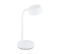 Lampe à poser CABALES LED 4,6W en matière synthétique blanc D140mm