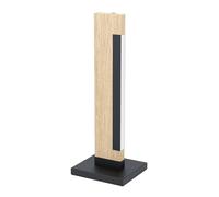 EGLO Lampe de table LED Camacho, lampe de chevet dimmable à une flamme
