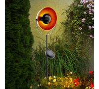 Lampe à LED solaire plug-in noir-orange pique de sol lampe de terrasse extérieure spot de jardin Eglo 48705