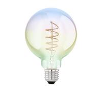 Eglo Lampe LED E27 dimmable, globe filament vintage spirale, ampoule Edison
