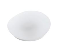 Eglo Lampe LED solaire pierre Z_Solar, éclairage déco jardin, luminaire en plastique et verre blanc, blanc chaud, 14 cm