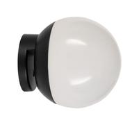 Eglo Lampe pour miroir LED Cerveteri-E, applique murale à clipser, éclairage salle de bains, lumière coiffeuse maquillage, spot en plastique noir et blanc, blanc neutre, IP44