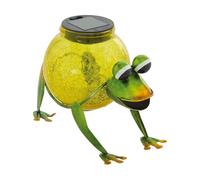 EGLO lampe solaire LED grenouille, luminaire extérieur coloré, éclairage