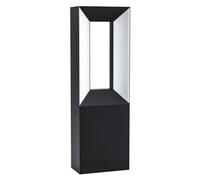 Borne LED Riforano noir IP44 550lm Eglo