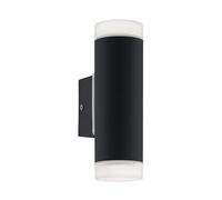 Eglo LED Applique extérieure Riga-LED, lampe murale double flamme, en acier
