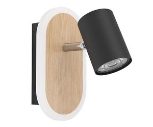 Eglo LED Applique intérieure Rimbocchi, lampe murale ovale avec spot