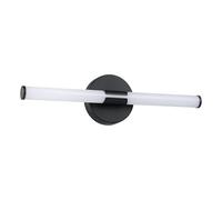 Eglo LED Applique miroir Ramola, lampe salle de bain, métal noir et