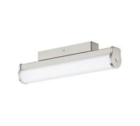 Eglo LED Applique murale Calnova, lampe miroir en métal nickel mat, verre