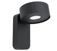 Eglo LED Applique murale extérieure Palosco, lampe murale 1 flamme, acier