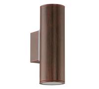 EGLO LED Applique murale extérieure Riga, lampe murale double flamme