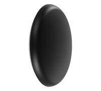 Eglo LED Applique murale intérieure Porciano, lampe d‘intérieur rechargeable, éclairage indirect, spot mural magnétique avec télécommande, plastique noir, blanc chaud - froid, Ø 20 cm