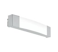 Applique pour miroir SIDERNO IP44 LED 8,3W en acier chrome 350x60mm