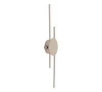 Eglo LED applique Venticello, lampe murale intérieure en forme de tige | luminaire pour chambre avec éclairage indirect, métal couleur sable, blanc chaud