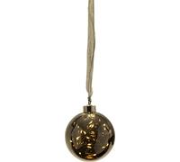 EGLO LED boule de Noël intérieure, boule en verre lumineuse à suspendre