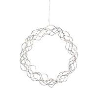 LED Lumières Noël Fenêtre Bou hrome Ø30cm Extra Blanc Chaud 2200K