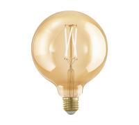 Eglo LED E27 dimmable, ampoule vintage dorée, LED globe, éclairage rétro, 4