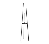 Eglo LED lampadaire Mongolanda, design pour salon, lampe sur pied en forme de bâton, métal noir, lumière blanc chaud, 151 cm