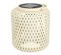 Eglo LED Lampe de table solaire Marliano, éclairage extérieur pour jardin et terrasse, déco rotin balcon tissé, luminaire d'extérieur boho, IP44