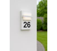 Eglo LED Lumière Extérieure Applique Murale Maison Culpina Blanc IP44 10W 1100lm