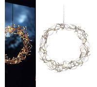 Eglo LED Lumières Noël Fenêtre Bou rgent Ø30cm Blanc Chaud 2600K