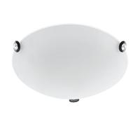 Eglo 93624 Plafonnier, métal, intégré, transparent