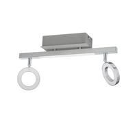 Eglo LED Plafonnier Cardillo, lampe de plafond 2 flammes, spot de plafond