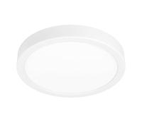 Eglo LED Plafonnier extérieur Argolis 2, lampe d'extérieur pour mur et plafond, plafonnier extérieur en métal et plastique blanc, blanc chaud, IP44, ⌀ 28,5 cm