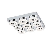 EGLO LED Plafonnier Fradelo, lampe de plafond moderne à 9 flammes, lampe de