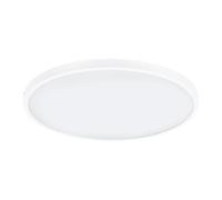 Eglo LED Plafonnier Fueva 1, lampe de plafond 1 flamme, matériau : aluminium, plastique, couleur : blanc, Ø : 60 cm, blanc chaud