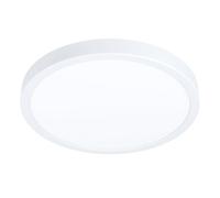 Luminaire en saillie FUEVA 5 IP44 LED 20,5W en acier blanc D285mm