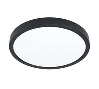 Luminaire en saillie FUEVA 5 IP44 LED 20,5W en acier noir D285mm